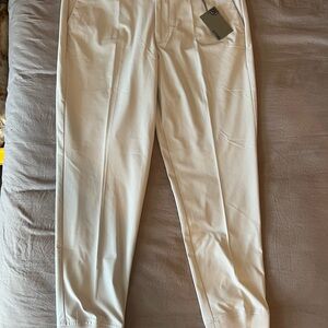 Men's G/FORE Fore Jogger Pants Size 36 Pearl G4MS21B51FB